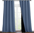 NICETOWN Insulated 100% Blackout Curtains, Noise Reducing Performance Drapes by NICETOWN
