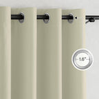 NICETOWN 100% Blackout Curtains 96 inches Long, Grommet Lightweight Easy to - Image 2