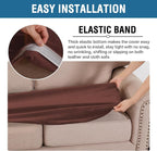 H.VERSAILTEX Velvet Stretch Individual Cushion Cover Plush Cushion Slipcover - Image 4