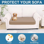Smiry Printed Couch Cushion Covers, Stretch Soft Couch Covers - Image 7