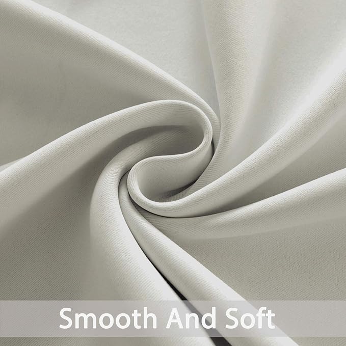 Yakamok Blackout Curtains for Bedroom, Room Darkening Thermal Insulated Grommet - Image 4