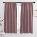 RYB HOME Blackout Curtains for Bedroom Living Room 63 inches Long, Thermal by RYBHOME