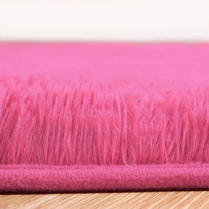 Amearea Shag Fluffy Area Rug for Bedroom Girls Living Room, Extra Soft and - Image 8