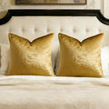GIGIZAZA Gold Velvet Pillow Covers 26x26 by GIGIZAZAFocusingonhomedecoration