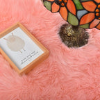 ORINOVA Pink Faux Sheepskin Fuzzy Fur Rugs - Image 7