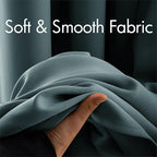 MIULEE Blackout Room Darkening Curtains Thermal Insulated Drapes Solid Window - Image 3