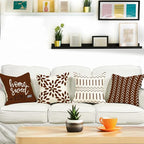 YCOLL Pillow Covers 18x18 Set of 4, Modern Sofa Throw Pillow Cover Decorative - Image 2