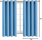 BGment Room Darkening Curtains 63 Inches Long - Image 9