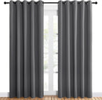 NICETOWN Bedroom Curtains Blackout Drapery Panels, Three Pass Microfiber - Image 2