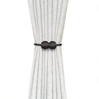 Melaluxe 6 Pack Magnetic Curtain Tiebacks, Decorative Curtain Holdbacks - Image 3