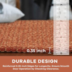 KOZYFLY Washable Area Rug 4x6 ft Non Slip Rubber Backed Living Room Rugs - Image 4