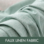 MIULEE Linen Blackout Curtains and Drapes 100% Room Darken Thermal Insulated - Image 5