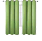 LEMOMO Light Green Thermal Blackout Curtains/42 x 72 Inch/Set of 2 Panels Room - Image 2