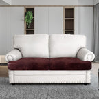 Leather Look Couch Cushion Covers Sofa Seat Slipcovers Sets Couches Furniture - Image 3