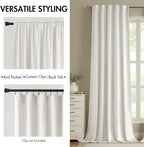 MIULEE Velvet Curtains 90 inches - Image 2