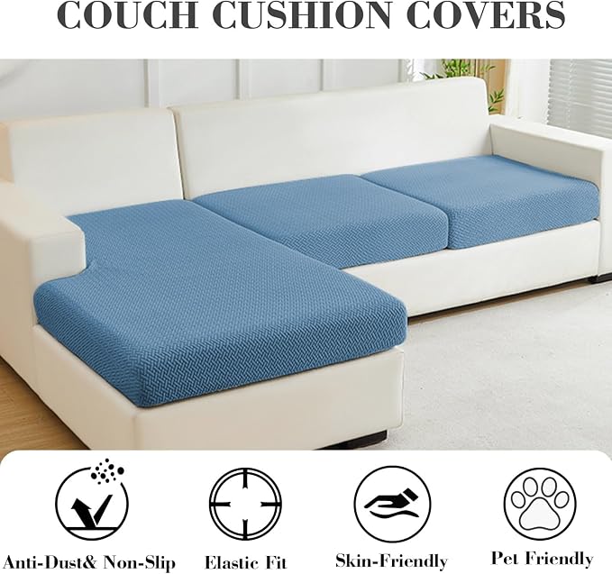 Sofa Covers Couch Covers for Sofa Pet Friendly Couch Cushion Covers Universal - Image 3