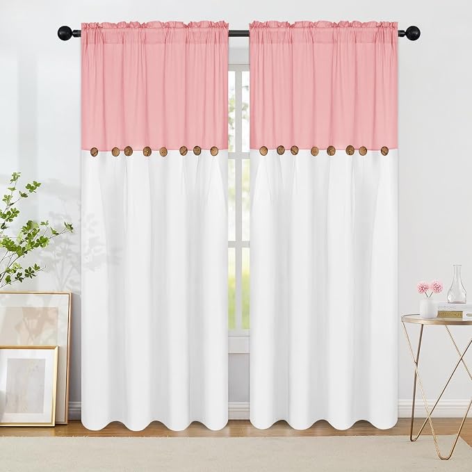 FRAMICS Farmhouse Cotton Linen Curtains by FRAMICS