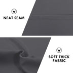 DWCN Blackout Curtains for Bedroom 54 Inch Length 2 Panels Set, Solid Thermal - Image 6