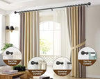 KAMANINA 2 Pack Curtain Rods for Windows 48 to 84 Inch, 7/8 Inch Single - Image 4