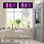 Emvency 2 Pack Valances Window Treatments, 52x18 Inch Rod Pocket Valances - Image 2