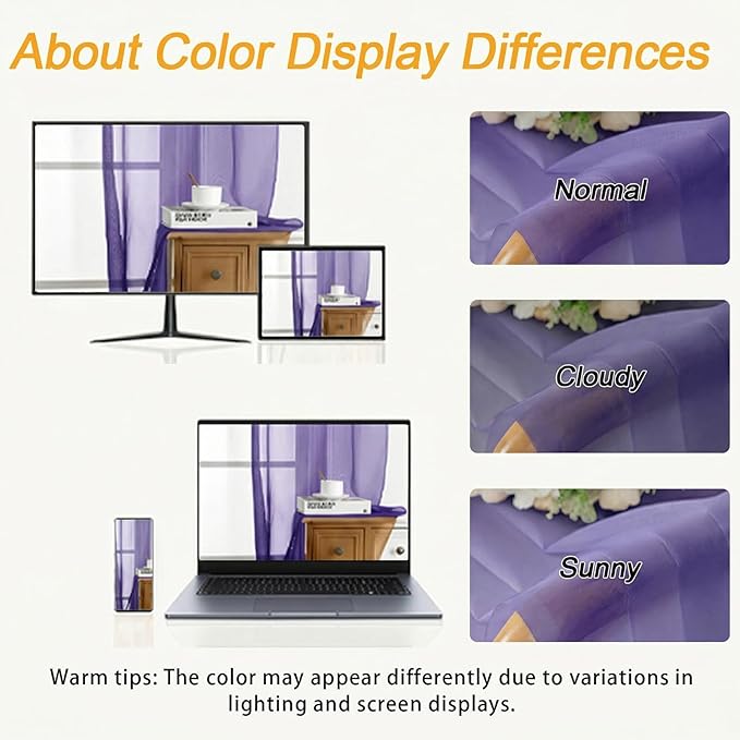 Gwine Sheer Curtains 96 Inches Long - Image 3