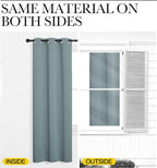 NICETOWN Bedroom Curtains Blackout Drapery Panels, 2 Panels, 42 x 54 Inch - Image 5