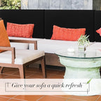 Newwiee Set of 4 Stretch Patio Cushion Covers Sofa Couch Seat Chair Slipcovers - Image 5