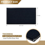 Yimobra Front Door Mat Outdoor Indoor Entrance, 100% Waterproof All-Season All - Image 2