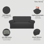 Easy-Going Stretch Loveseat Slipcover 1-Piece Sofa Cover Furniture Protector - Image 3