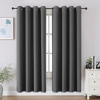 Joydeco Blackout Curtains 63 Inch Length 2 Panels Set, Thermal Insulated Long by JOYDECO