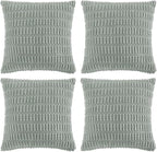 Fancy Homi 4 Packs Decorative Throw Pillow Covers by Fancy+Homi