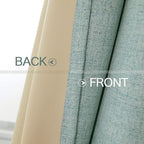 MIULEE Linen Texture 90 Inches Curtains - Image 6