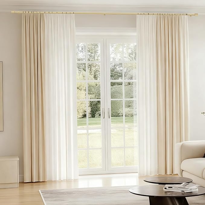 5/8” Diameter Curtain Rods 30-120 Inch, - Image 5