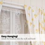 Yafa Home Fashion Heavy Duty Single Standard Adjustable Curtain Rod Hardware - Image 7