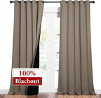 NICETOWN Total Shade Curtains and Draperies, Heavy-Duty Full Light Shading - Image 2