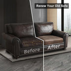 Leather Look Couch Cushion Covers Sofa Seat Slipcovers Sets Couches Furniture - Image 7