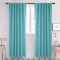 Deconovo Blackout Curtains Back Tab and Rod Pocket Curtains Insulated Thermal by Deconovo