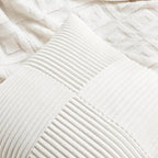 Fancy Homi 2 Packs Cream White Samll Decorative Throw Pillow Covers 14x14 Inch - Image 3