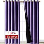 NICETOWN Total Shade Curtains and Draperies, Heavy-Duty Full Light Shading - Image 2