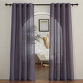 NICETOWN Flax Linen Sheer Curtains by NICETOWN