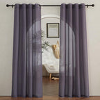 NICETOWN Flax Linen Sheer Curtains by NICETOWN