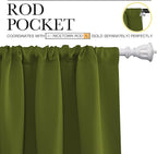 NICETOWN Window Curtains Blackout Drapes, Thermal Insulated Solid Rod Pocket - Image 3