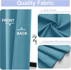 Simplebrand Ava Turquoise Blackout Curtains - Image 3