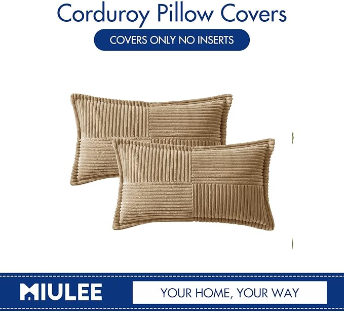 MIULEE Decorative Lumbar Throw Pillow Covers - Image 6