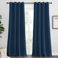 NICETOWN Moroccan Blue Blackout Curtains 108" Long by NICETOWN