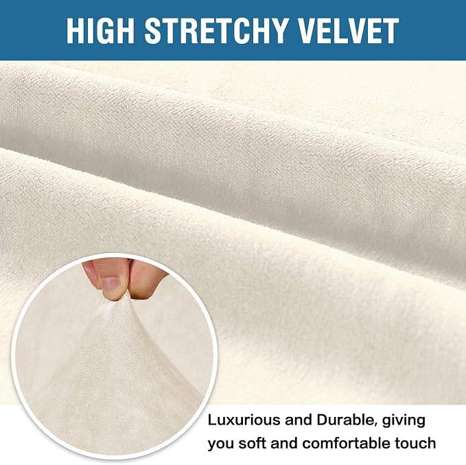H.VERSAILTEX Stretch Velvet Sofa Covers - Image 3