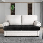Leather Look Couch Cushion Covers Sofa Seat Slipcovers Sets Couches Furniture - Image 3