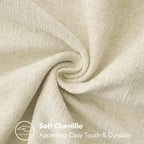 MIULEE Pack of 2 Christmas Pillow Covers 20x20 Inch Cream White Farmhouse - Image 4