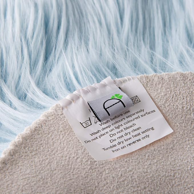 Ashler faux fur rug, Fluffy Shaggy Area Rug Ultra Soft 2.2 x 4 Feet Rectangle - Image 6