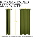 NICETOWN Christmas Window Decoration Thermal Insulated Solid Grommet Blackout - Image 7